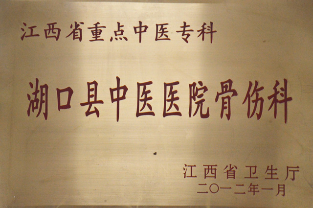 江西省重点中医专科