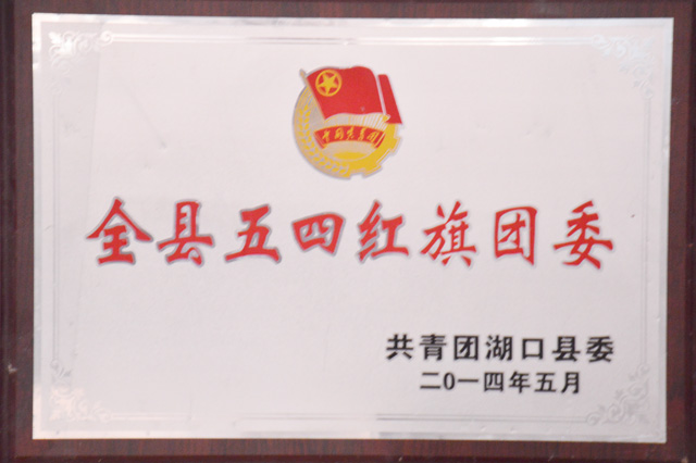 全县五四红旗团委